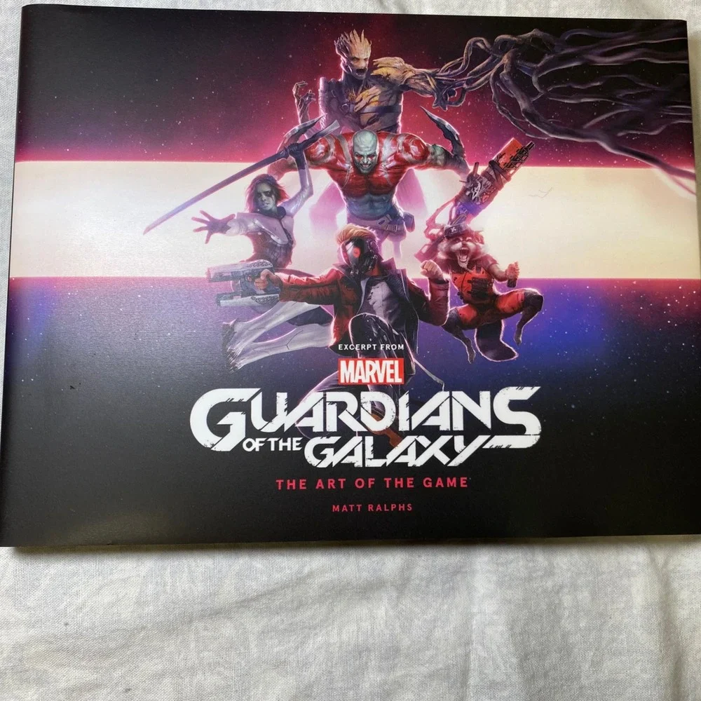 Marvels Guardians of the Galaxy Cosmic Deluxe Edition PS4 Steelbook Art Book